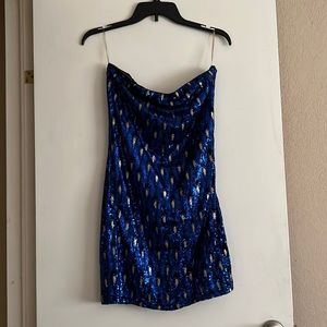 Sequin Peacock Dress